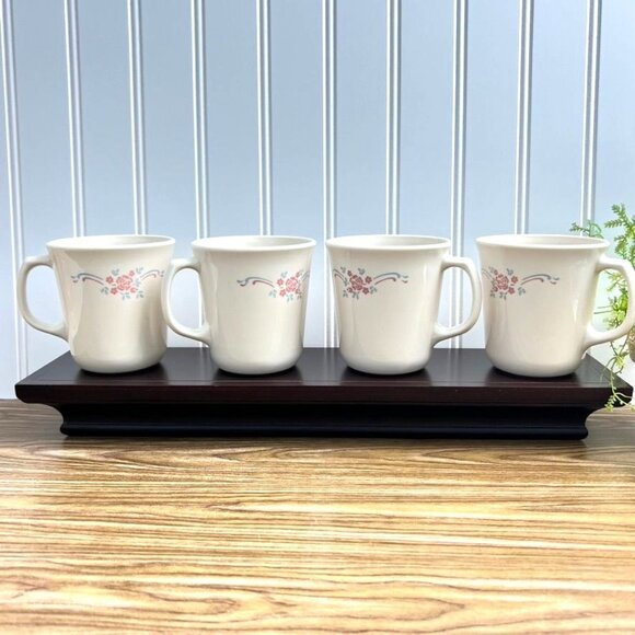 Corning Corelle Set of 4 English Breakfast Coffee Tea Mugs - Picture 4 of 9
